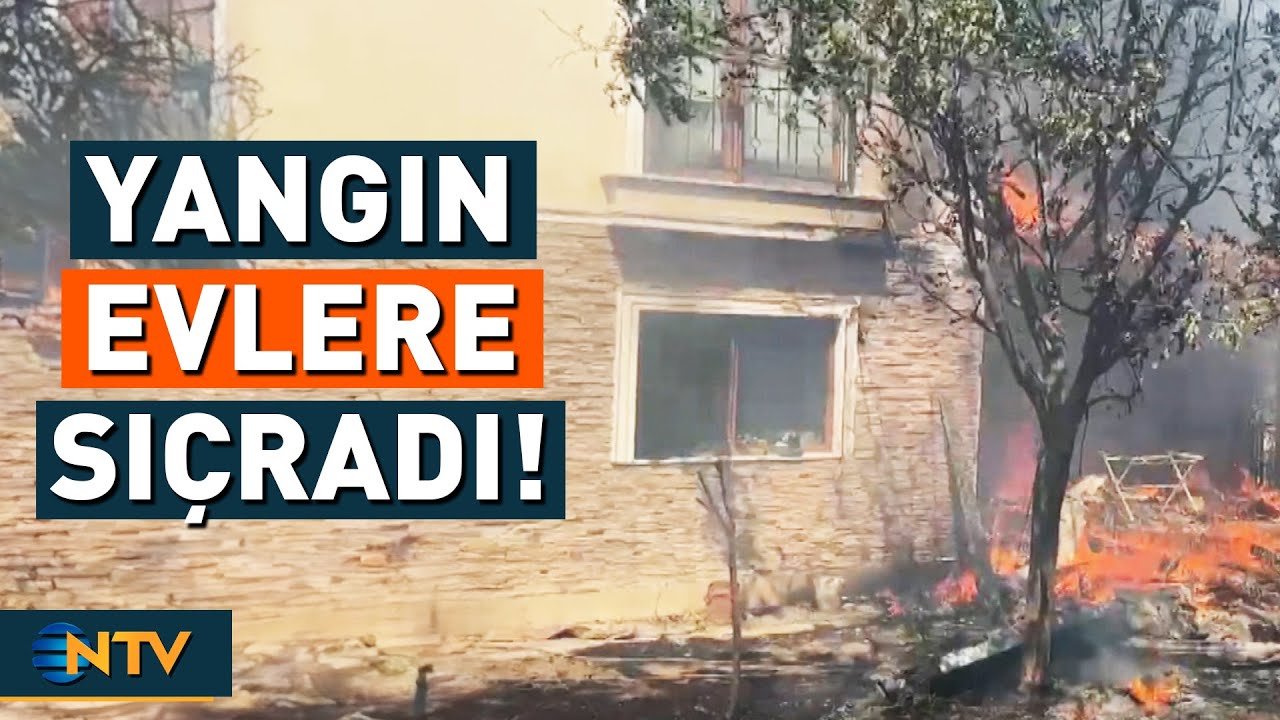 Çanakkale'de Çıkan Orman Yangınında Korku Dolu Anlar! | NTV