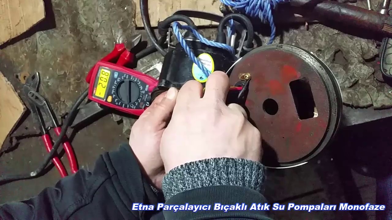 Etna Pompa Monofaze Motor Ölçüm