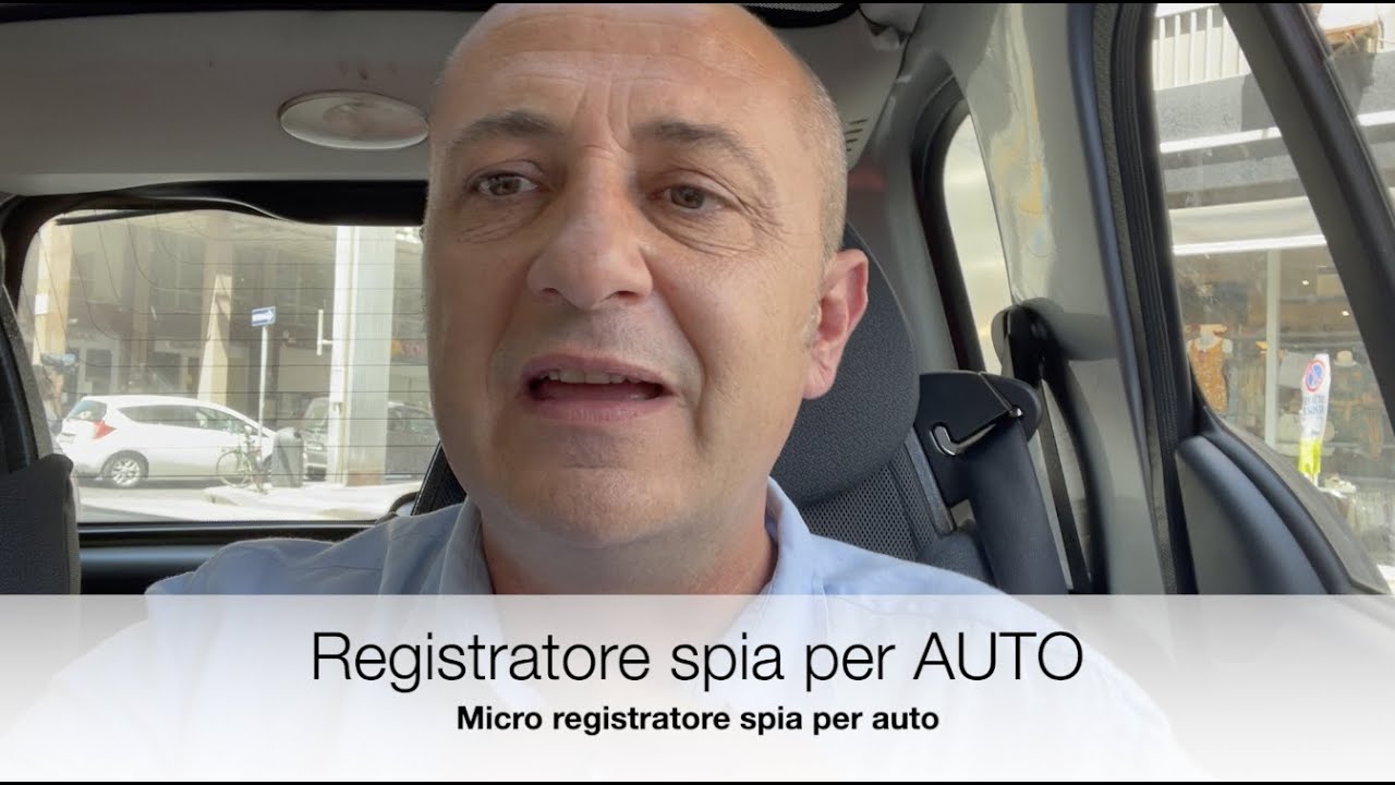 disavio registratore spia per auto professionale con microfono filare come si utilizza e posizione
