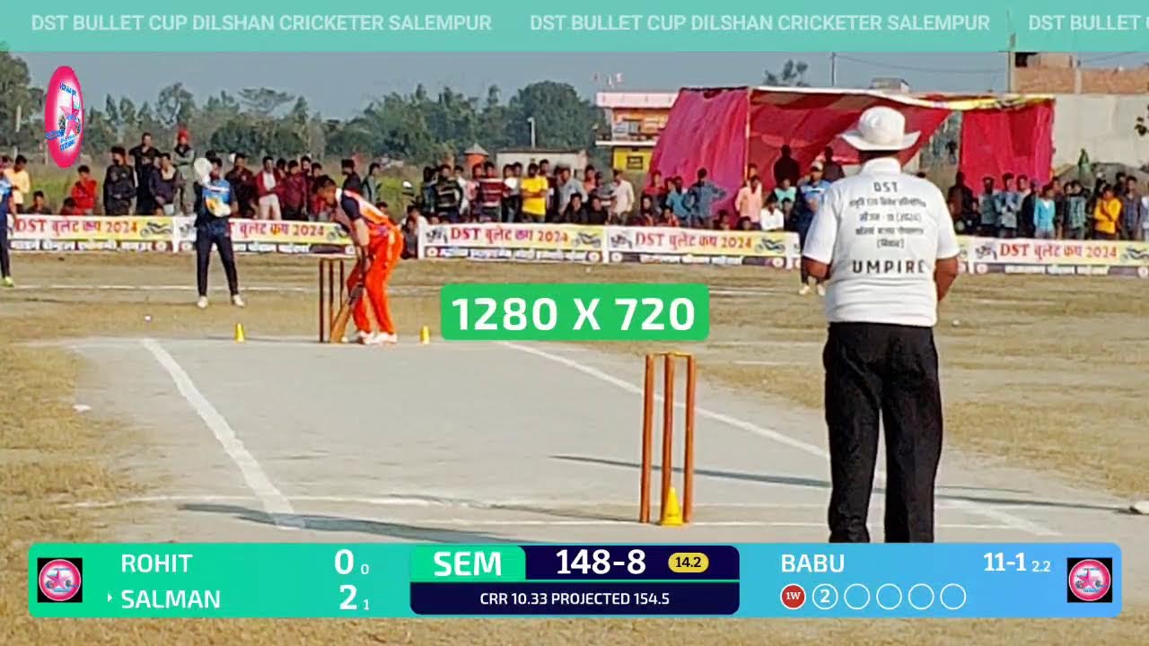 1st सेमी फाइनल
मुन्ना जुनैद xi गोपालगंज 🆚 MSCC फारबिसगंज
||DST बुलेट कप बहेरवा ||
