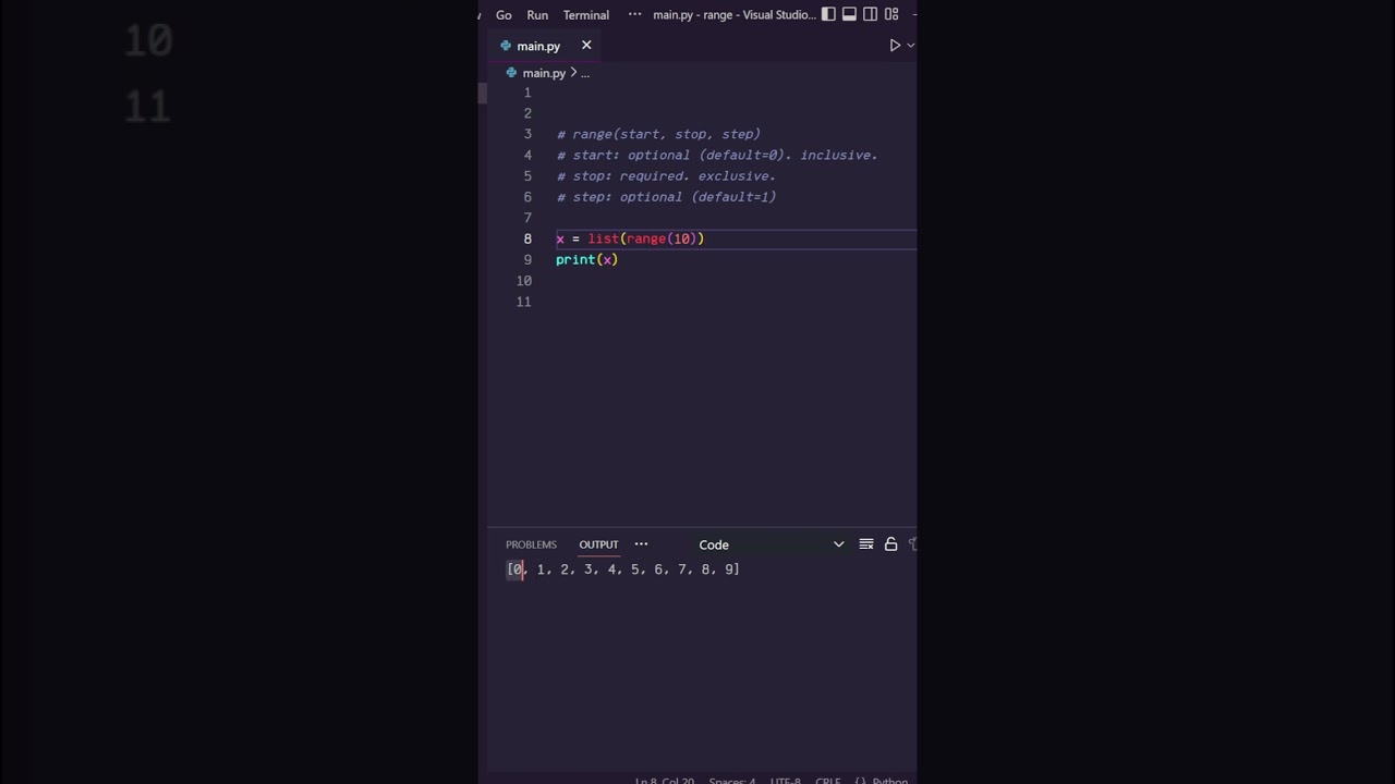 The Python Range Function Does This?? #python #programming #coding