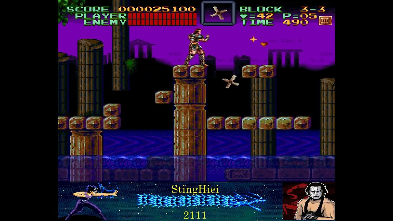 Super Castlevania IV - No Death (SNES, Walkthrough By StingHiei)
