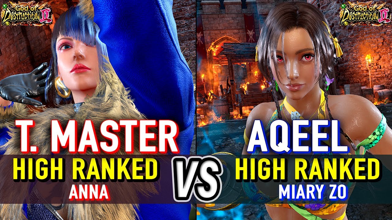 T8 🔥 TEKKEN MASTER (Anna) vs AQEEL (Miary Zo) 🔥 Tekken 8 High Level Gameplay