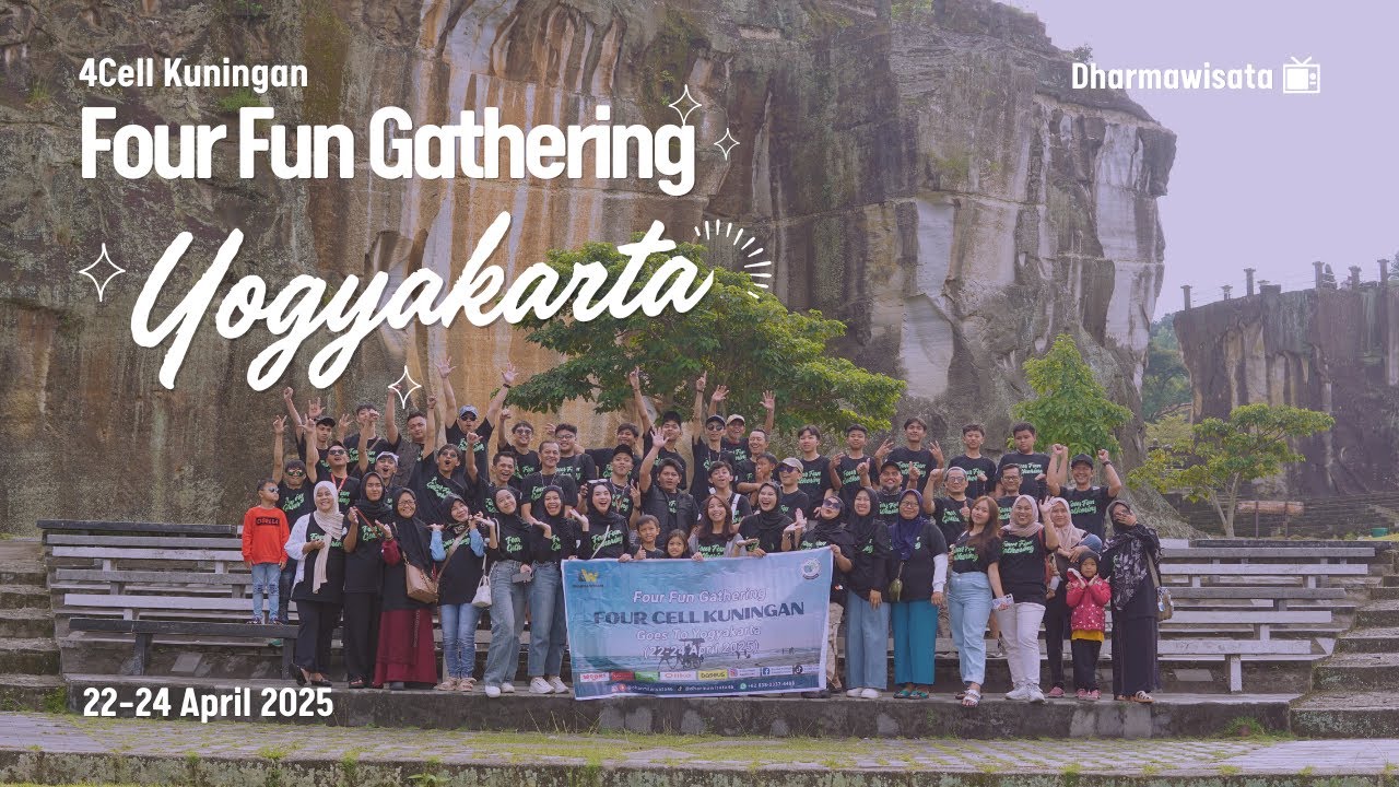 4Cell Kuningan Goes To Yogyakarta | Tebing Brexi, Jeep Merapi, Paintball, Parangtritis | with #DW46