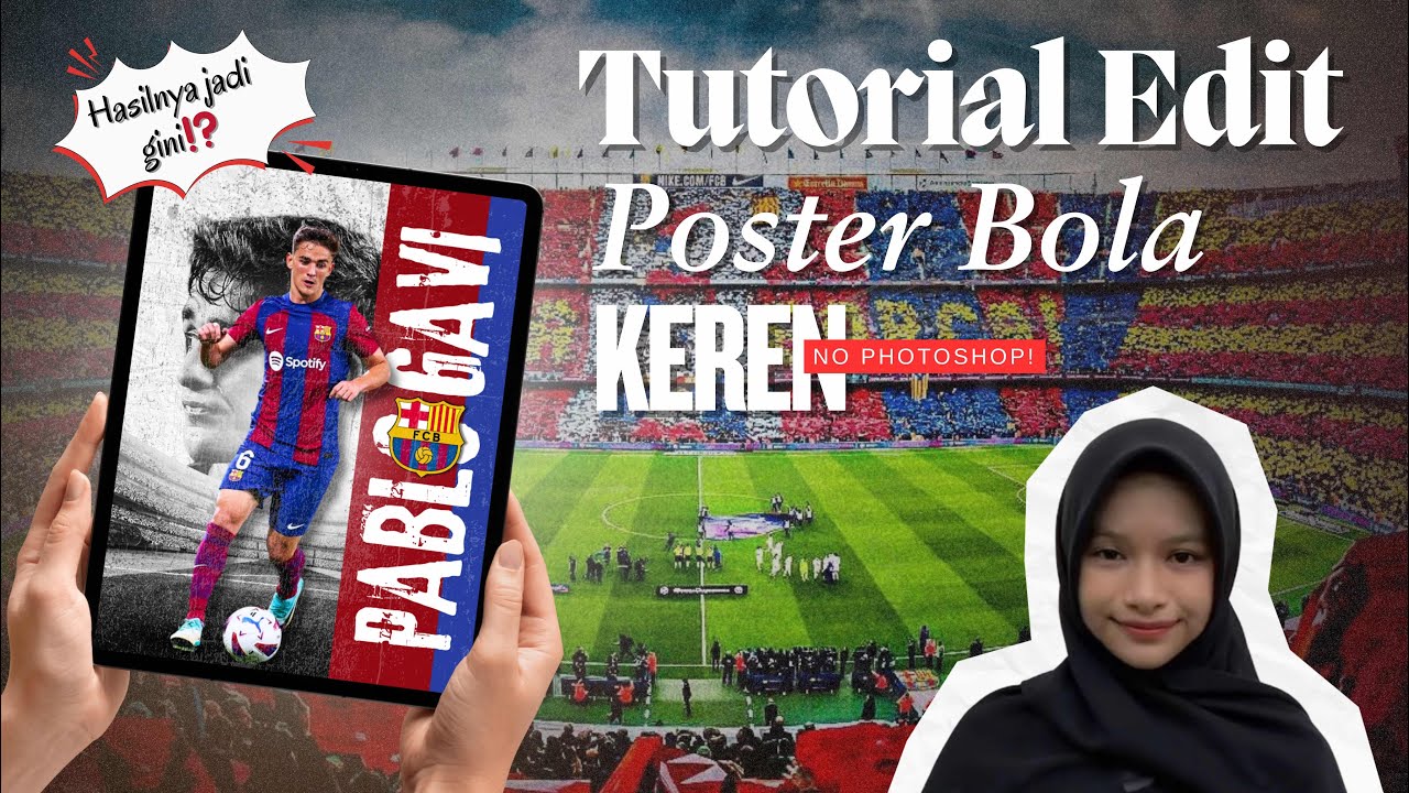 Poster Bola Keren – Tutorial Simpel di Canva | Natasya Dwi Murdiva