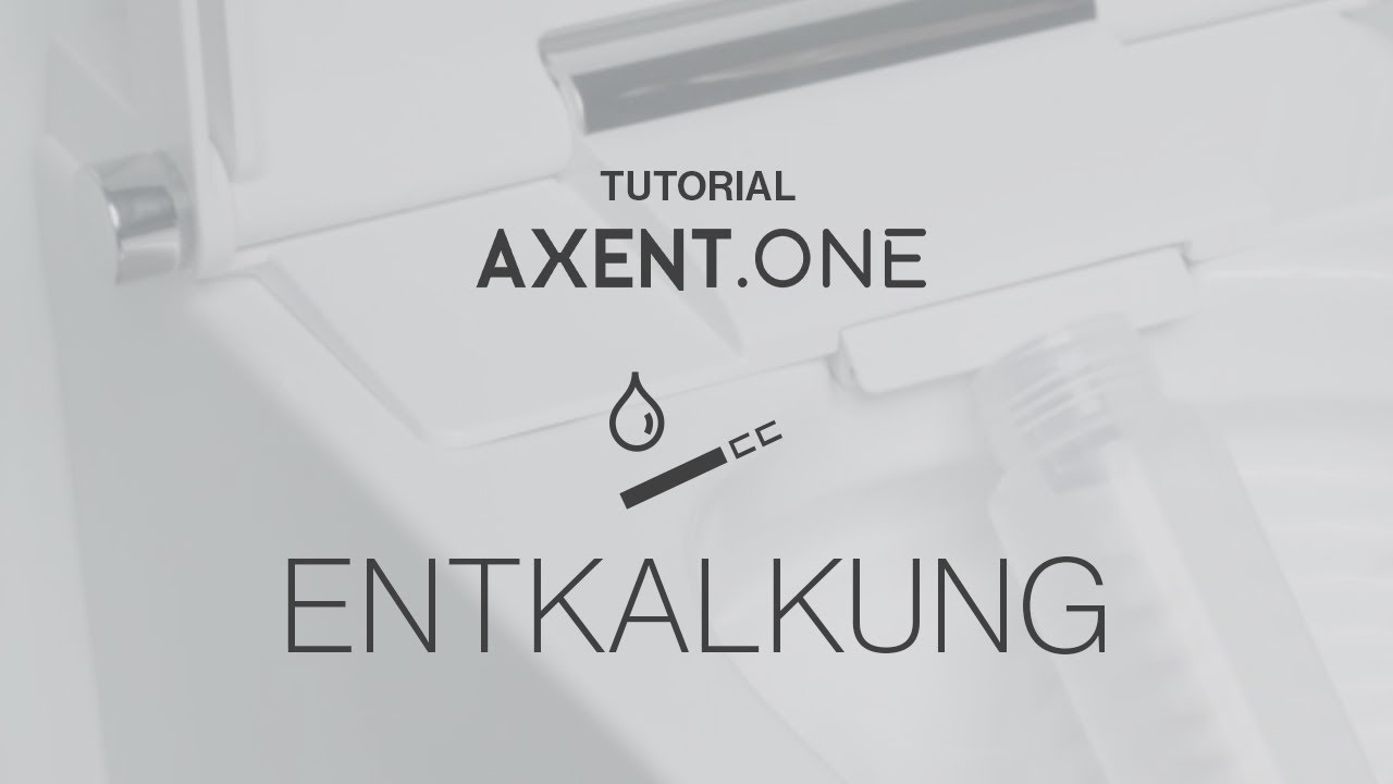 AXENT.ONE Dusch WC - Systemsp&uuml;lung & Entkalkung