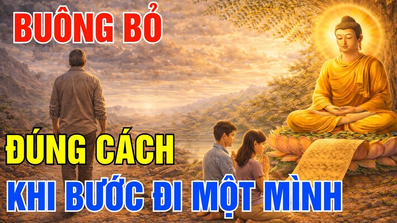 Phật Dạy Về Buông Bỏ Khi Phải Bước Đi Một Mình Để Tâm An Lạc Và Sống Bình Yên  | Bình An Phật Pháp
