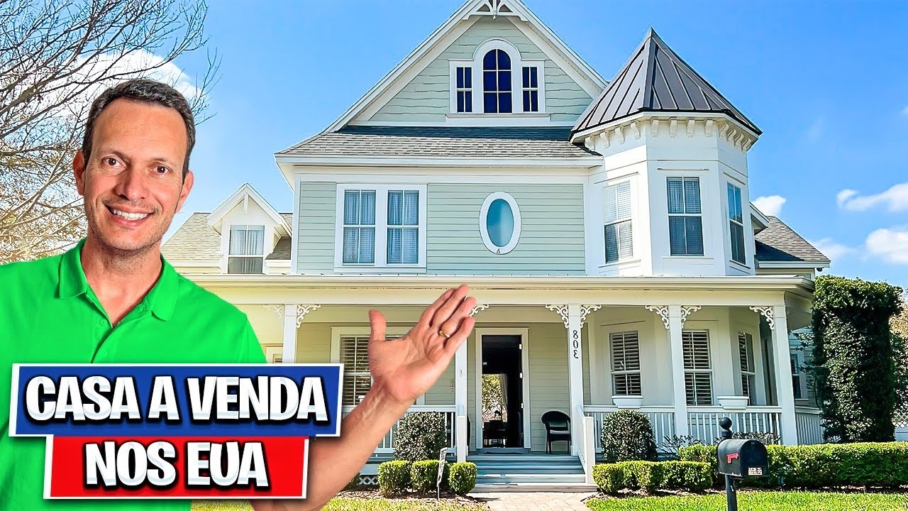 LINDA CASA A VENDA PERTO DO SILVIO SANTOS em CELEBRATION nos EUA