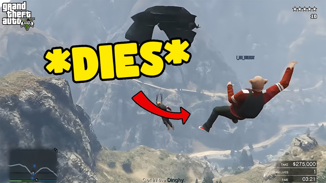Команда Vanoss Crew отстойно проводит ограбления в GTA 5 13 минут подряд