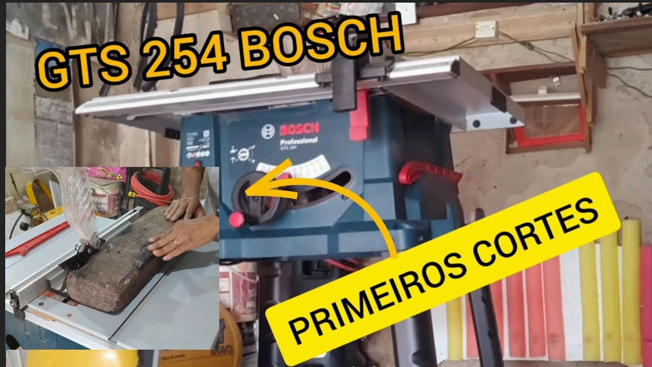 Não compre antes de assistir esse vídeo ( Serra de Bancada GTS 254 Bosch )
