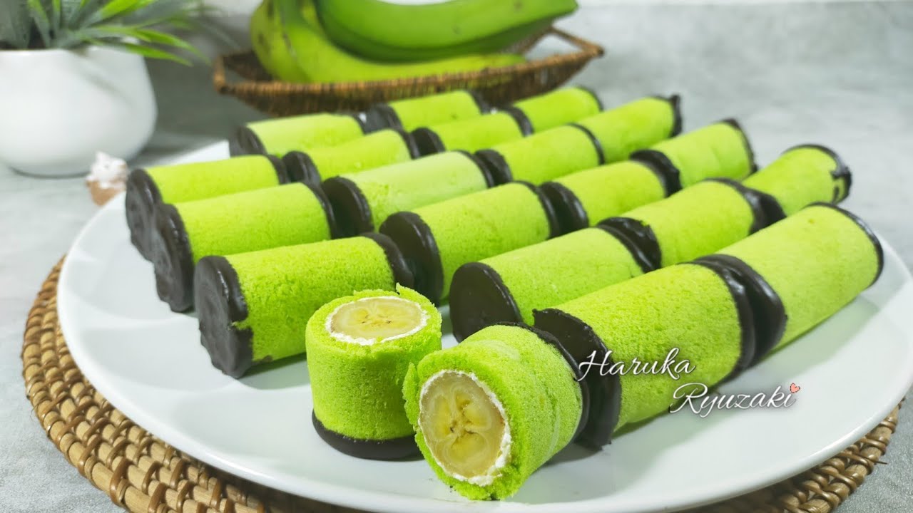 BANANA ROLL CAKE ~Ala Kartikasari [ khas Bandung] | cocok untuk ide jualan