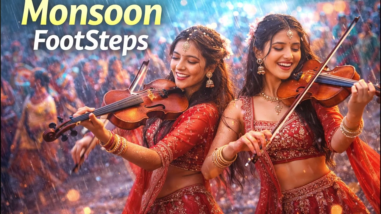 Monsoon FootSteps 🌧️ High Energy Violin Dance Beat | Indian Monsoon Music