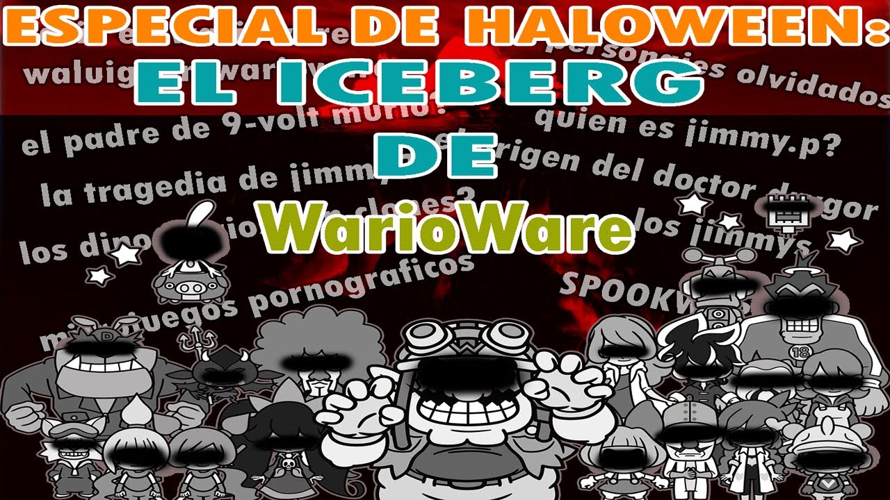 🎃ESPECIAL DE HALLOWEEN🎃: 🧊el iceberg de WarioWare🧊