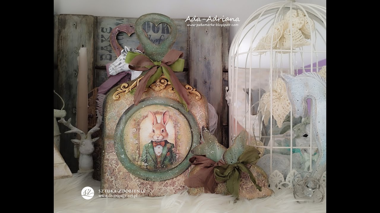 Wielkanocna dekoracja - tutorial - Easter decoration