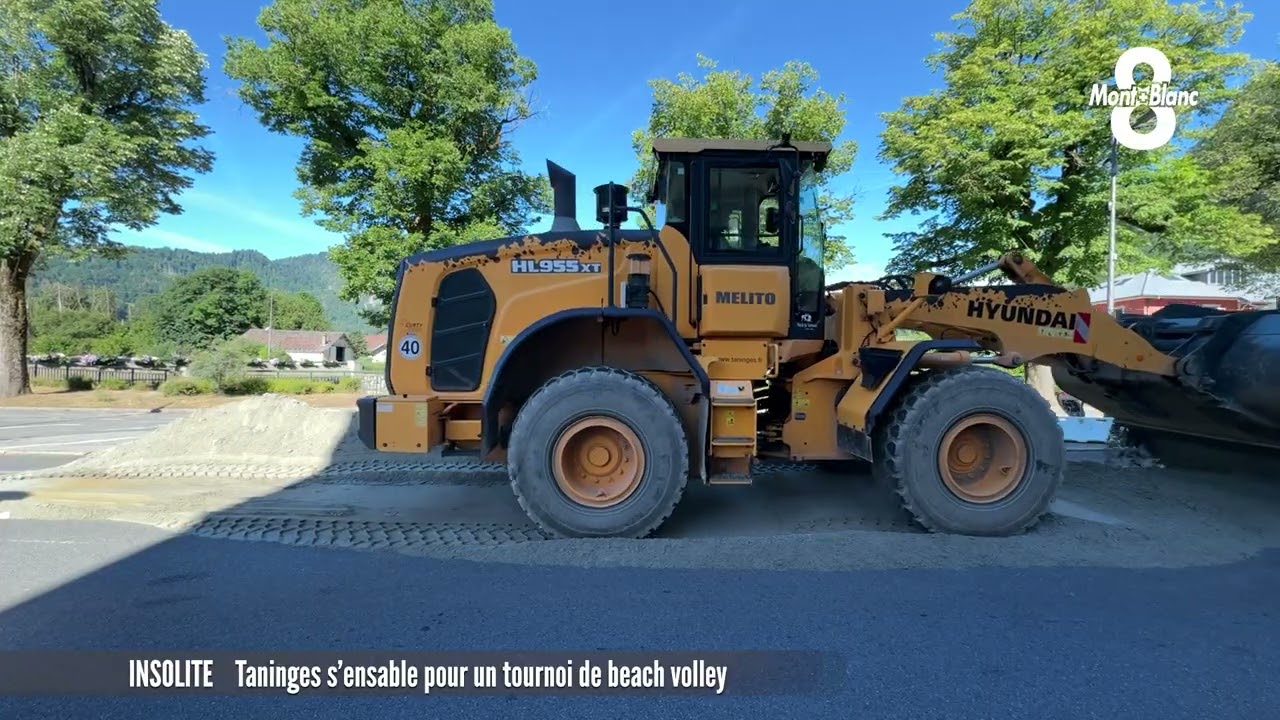 Taninges s'ensable pour un tournoi de beach volley