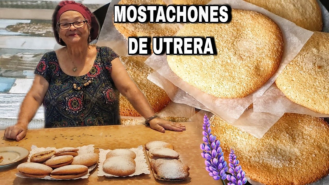 MOSTACHONES DE UTRERA fácil Y JUGOSOS.Deliciosos.👵-DULCES - Recetas paso a paso - María la pastelera