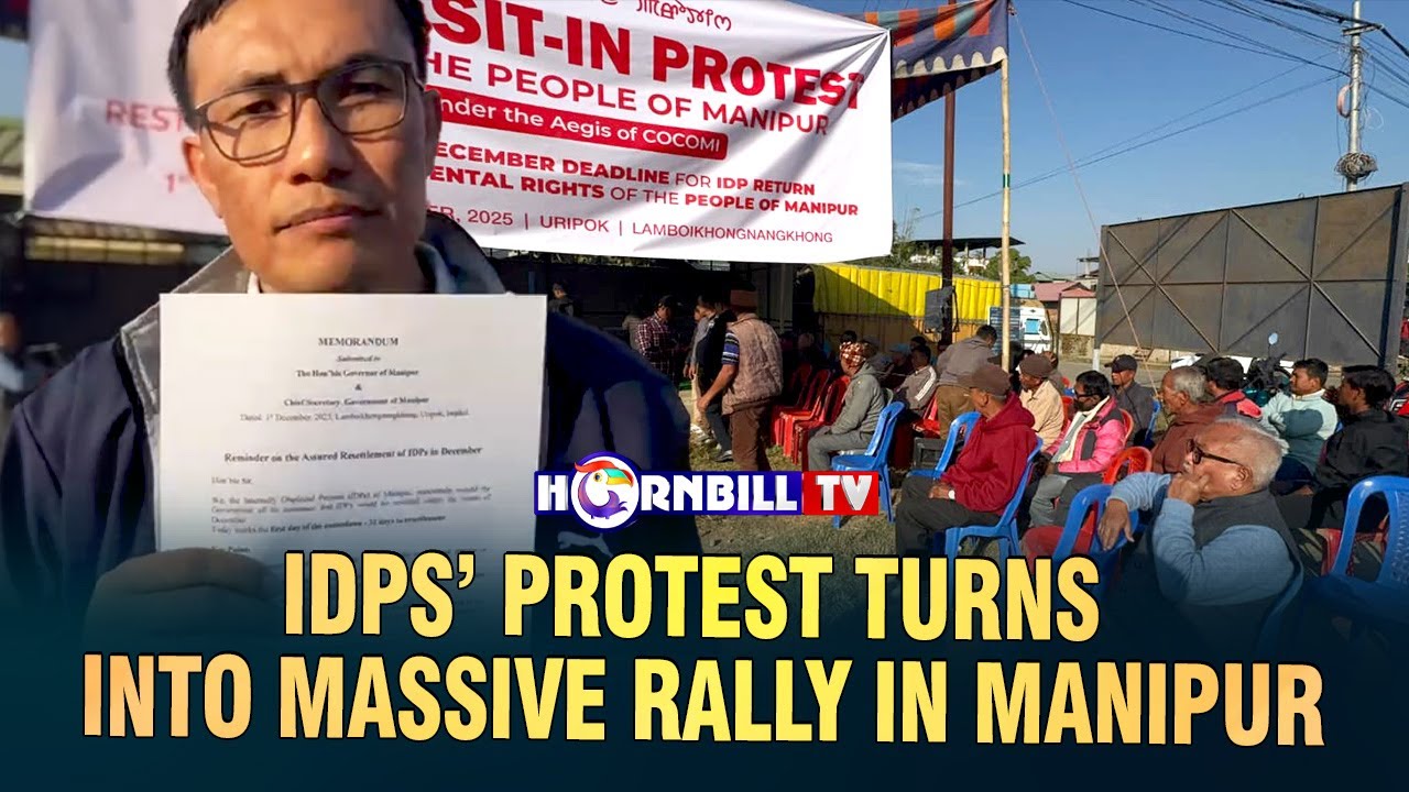 IDPS&rsquo; PROTEST TURNS INTO MASSIVE RALLY IN MANIPUR
