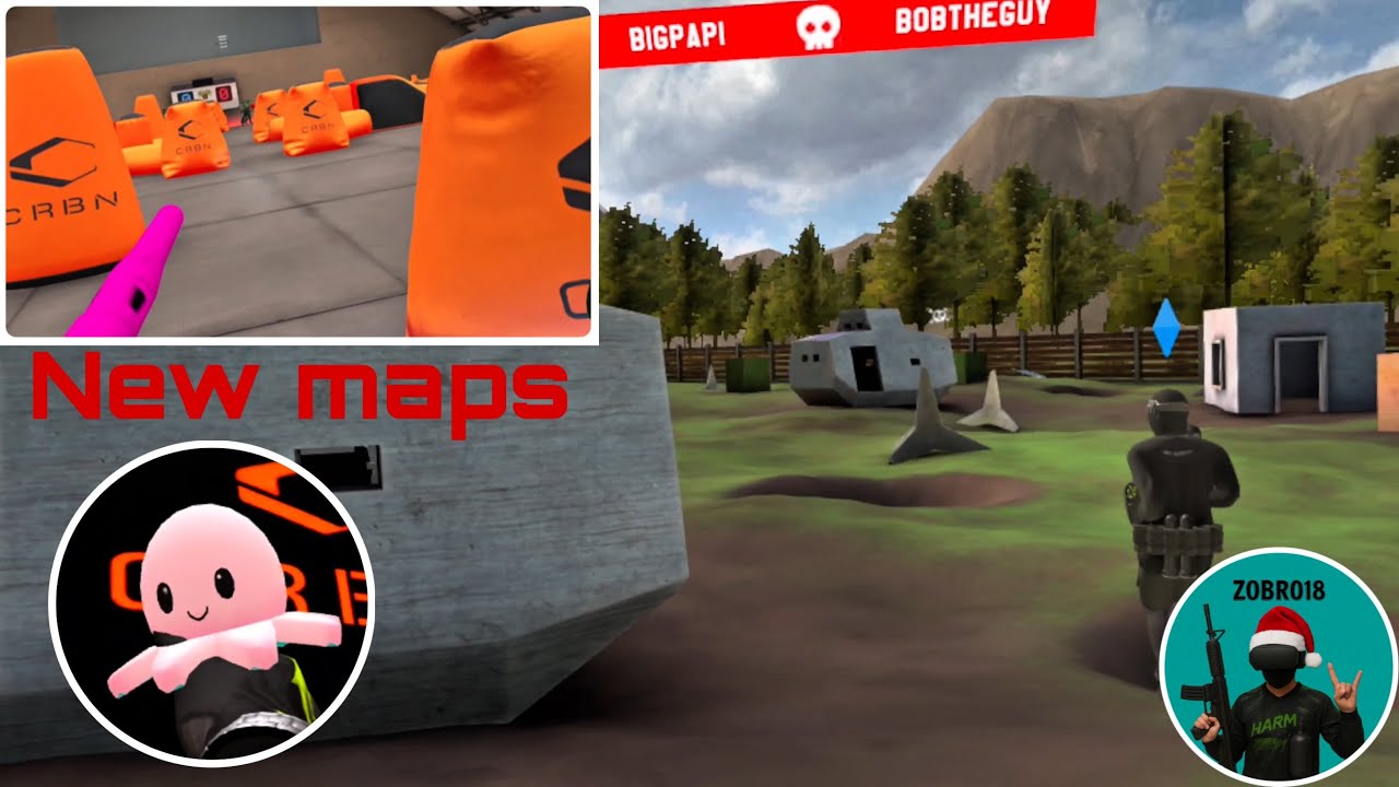 New update inside paintball playground! New maps and markers 