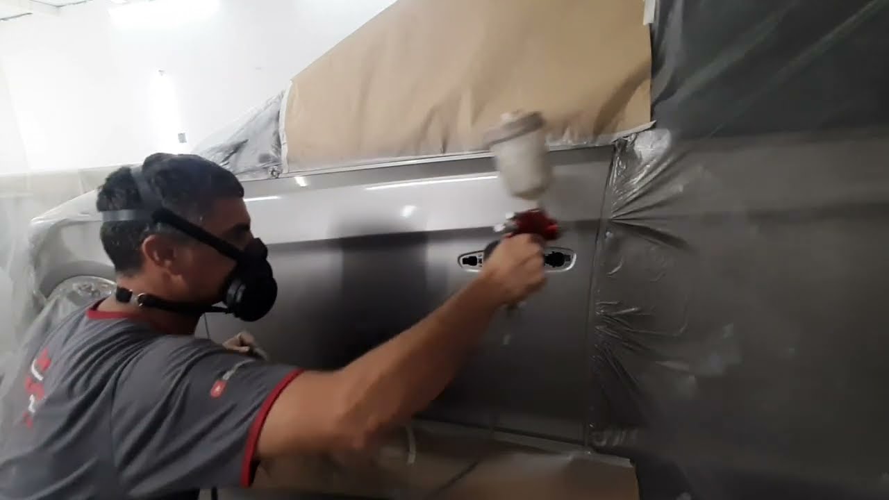 Pintura porta e paralama corte seco ! sera que deu bom ?