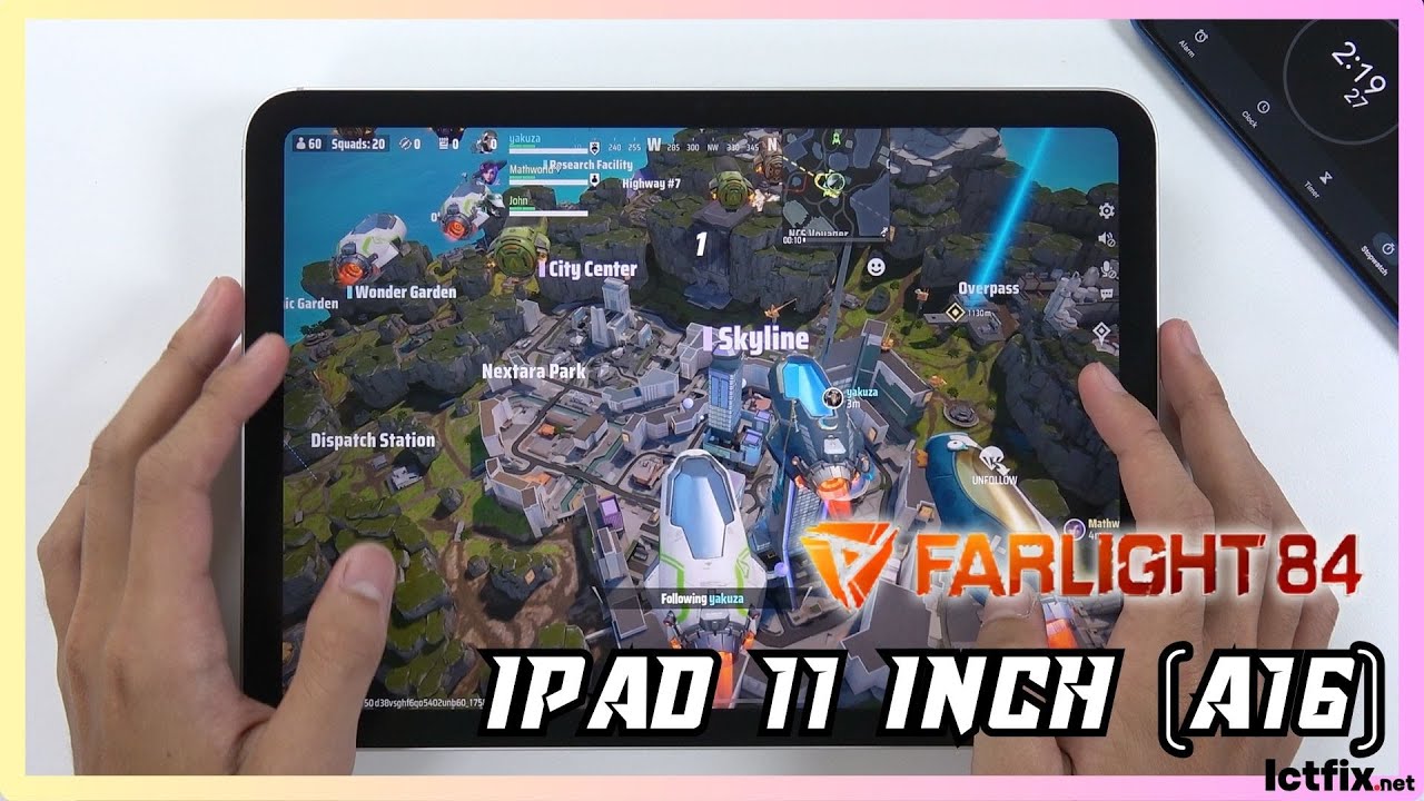 iPad A16 Farlight 84 Gaming test | Apple A16