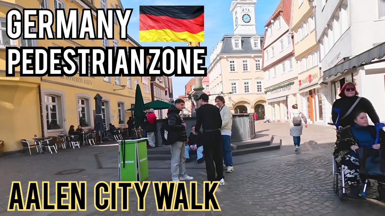 Aalen | Entspannter Spaziergang in der Aalener Fußgängerzone | Relax Walking in Germany