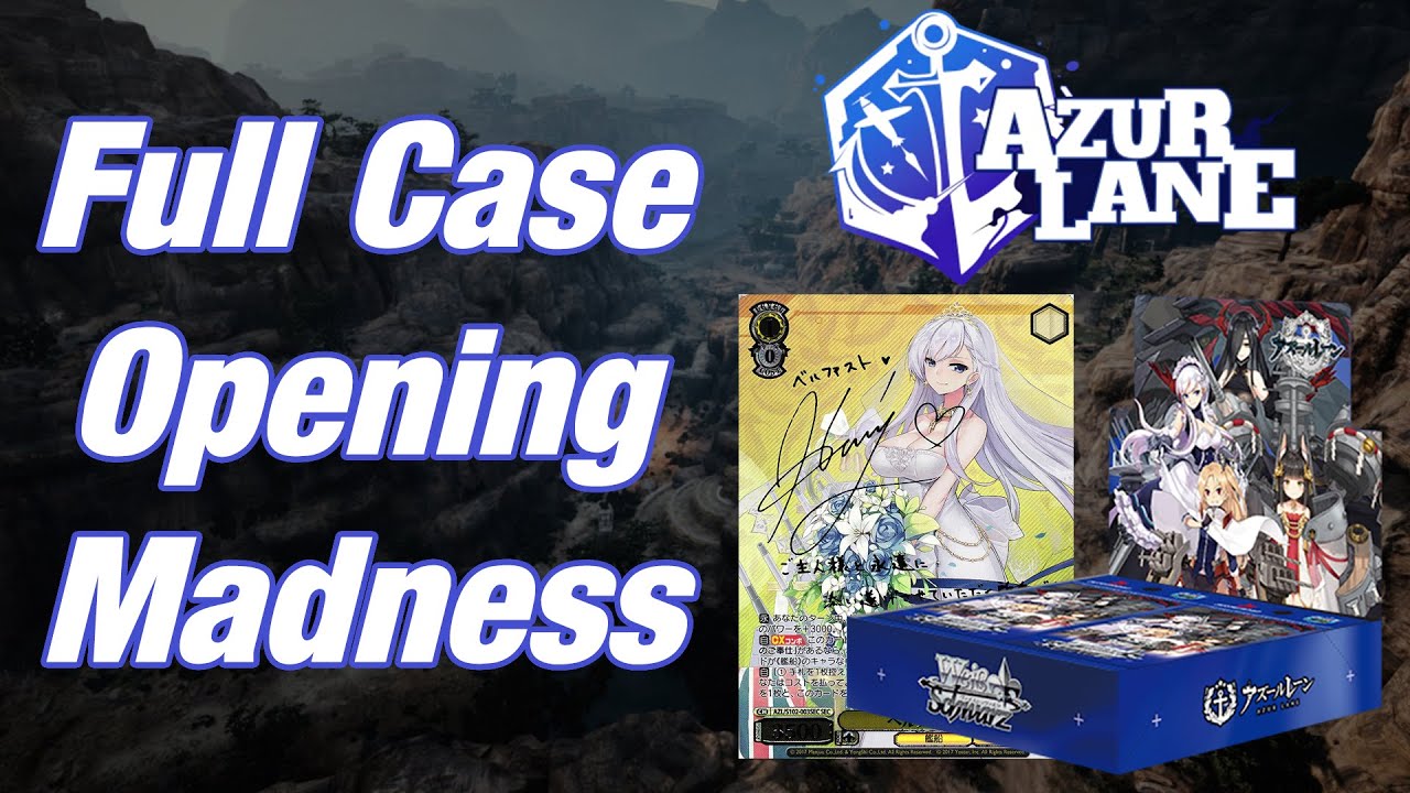 Azur Lane Weiss Schwarz Case Opening #2 - WHAT IS HAPPENING