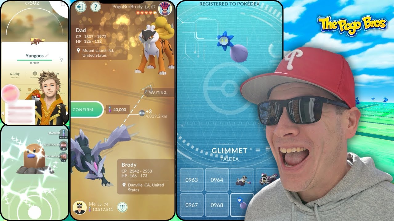 New Pokémon Glimmet Released! Shiny Hatch & Lucky Trade | Pokémon GO