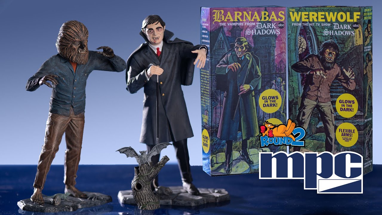 Monster Model Review #194 Dark Shadows: Barnabas Collins and the WereWolf Plastic Model Kits
