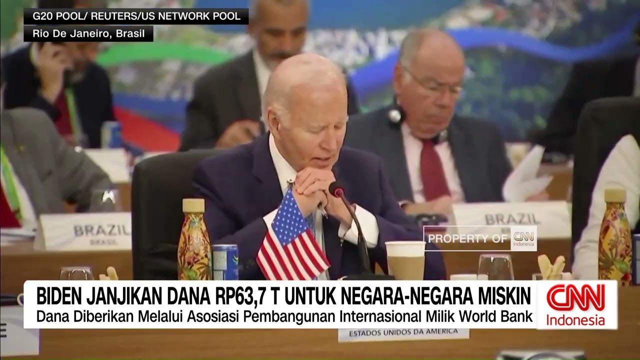 Biden Janjikan Dana RP63,7 T Untuk Negara Negara Miskin