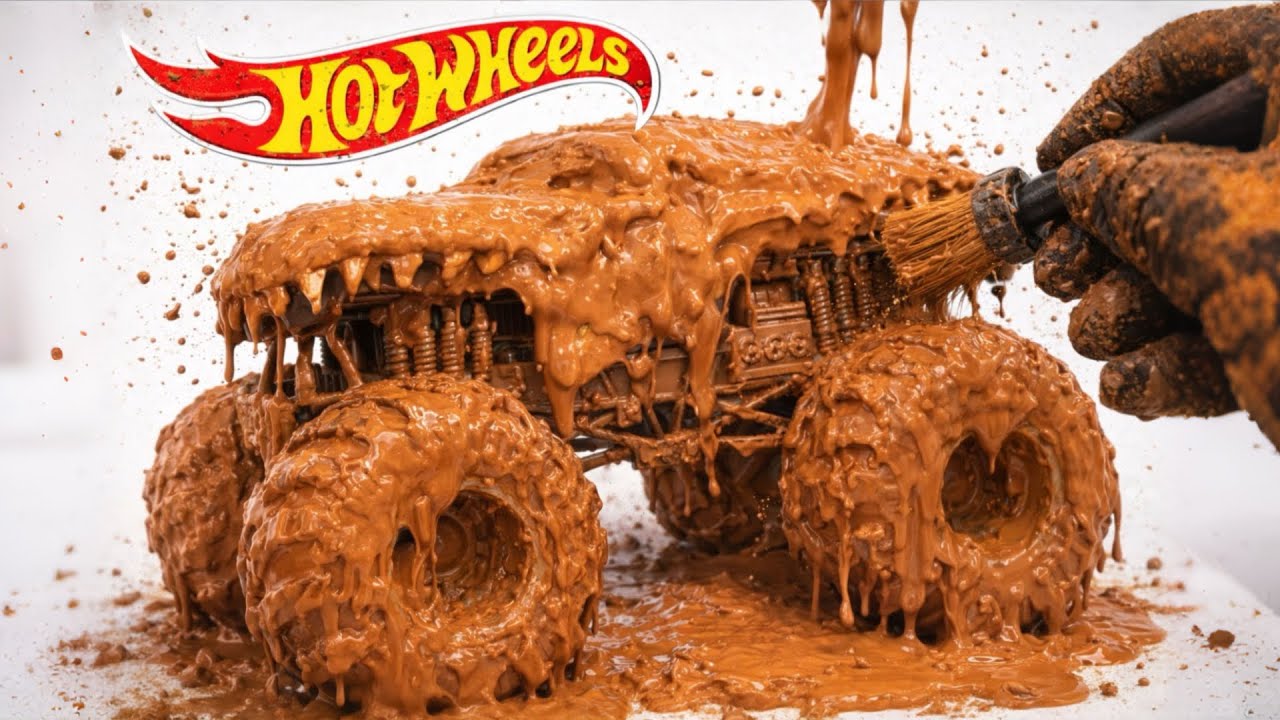 I Cleaned the Dirtiest Hot Wheels Super MONSTER TRUSK (ASMR)