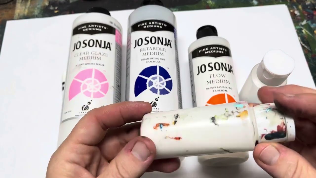 Как я готовлю смесь медиумов для акриловой живописи в стиле Rosemaling — Art of Lise