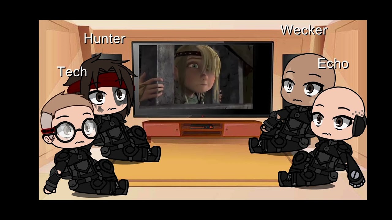 Bad Batch react to Crosshair as Toothless/httyd x Bad Batch