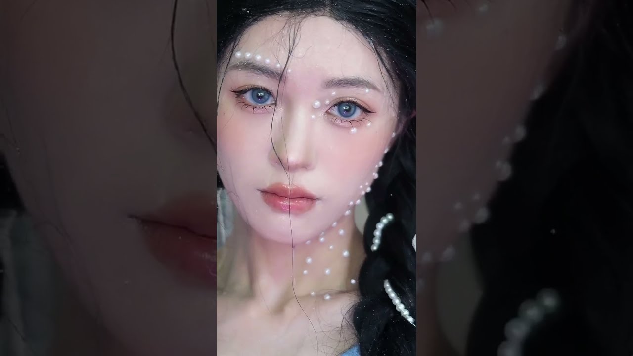 Tiktok Makeup Transformation 03 Pearl Beauty #Shorts | April的草莓啊