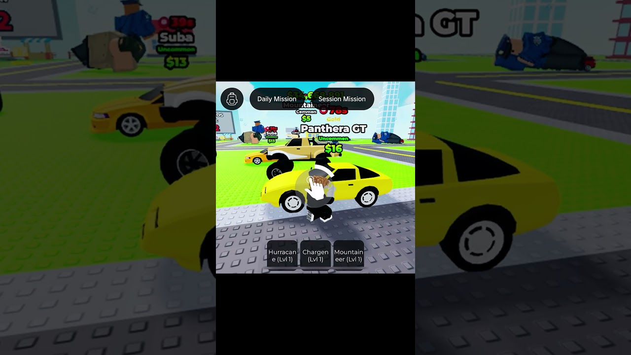 🔥It's really fun chasing the police using a car Panther GT  😱😂😂
