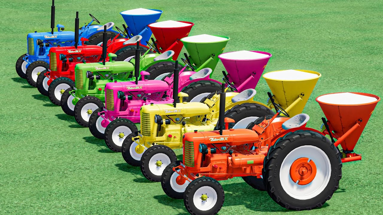 Work with ALL Colors - LIME JOB with ZETOR Mini Tractor | FS22