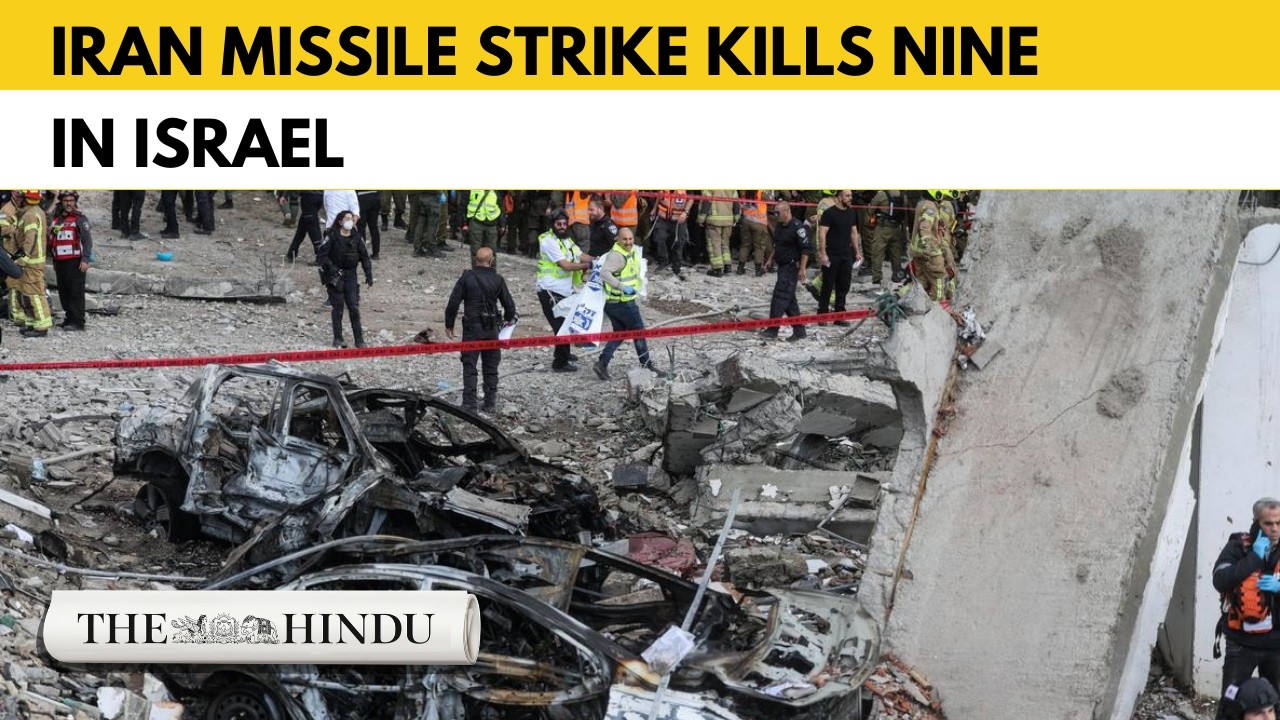 Iran missile strike kills 9 in Israel’s Beit Shemesh as war escalates