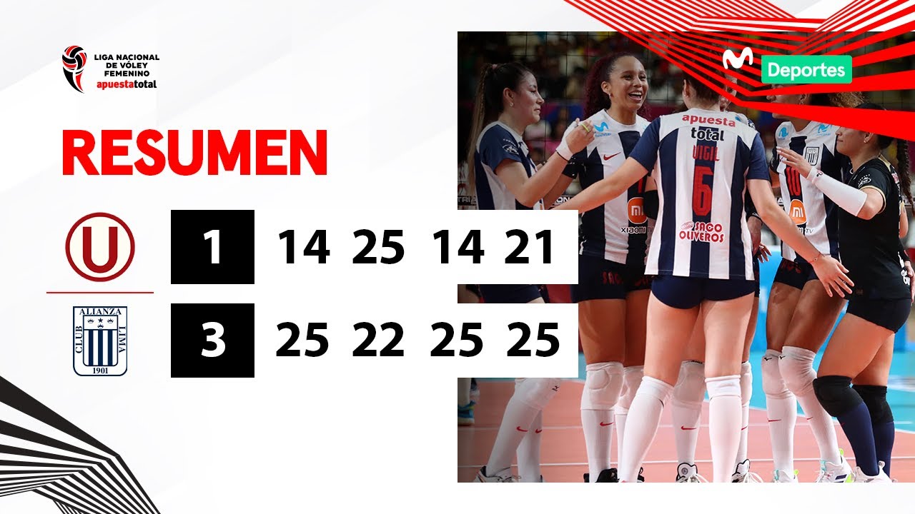 RESUMEN: Universitario 🆚 Alianza Lima [1-3] | PRIMERA ETAPA | LNSV 2023-2024 🏆👋🏐