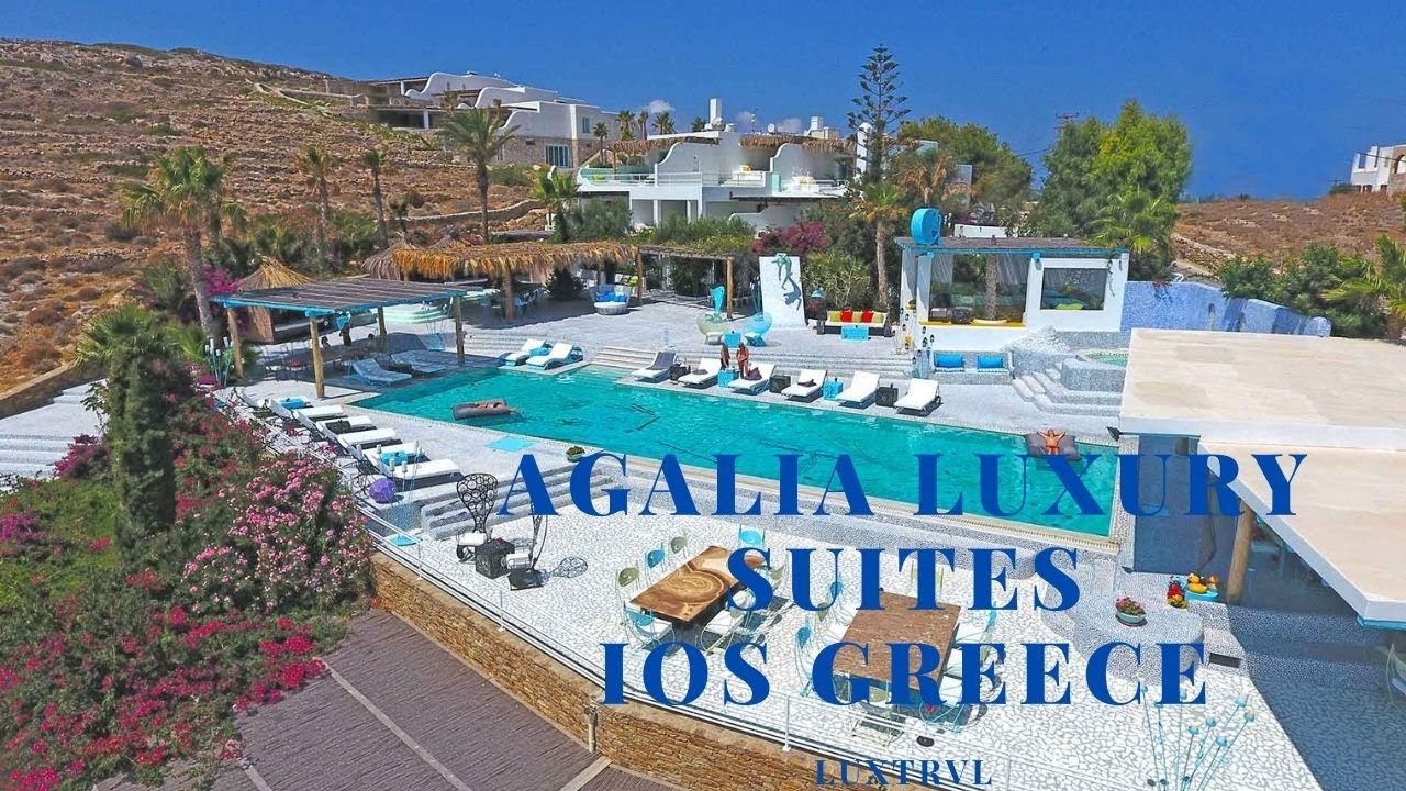 Agalia Luxury Suites in Ios Greece + Pathos Bar + Erego Beach Club