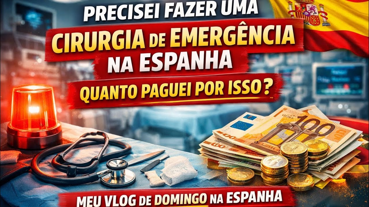 Cirurgia de emergência na Espanha: quanto paguei? + Vlog de domingo comigo🇪🇦