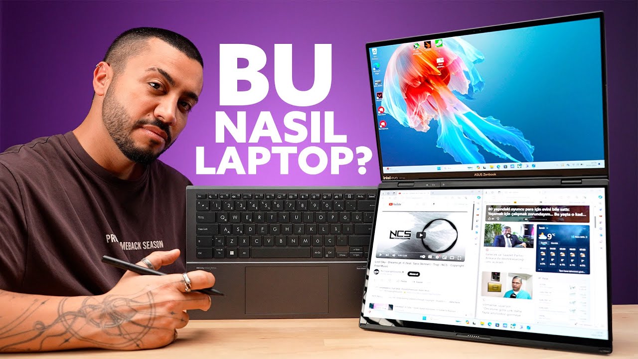 GELECEKTEN GELEN ÇİFT EKRANLI OLED LAPTOP !!