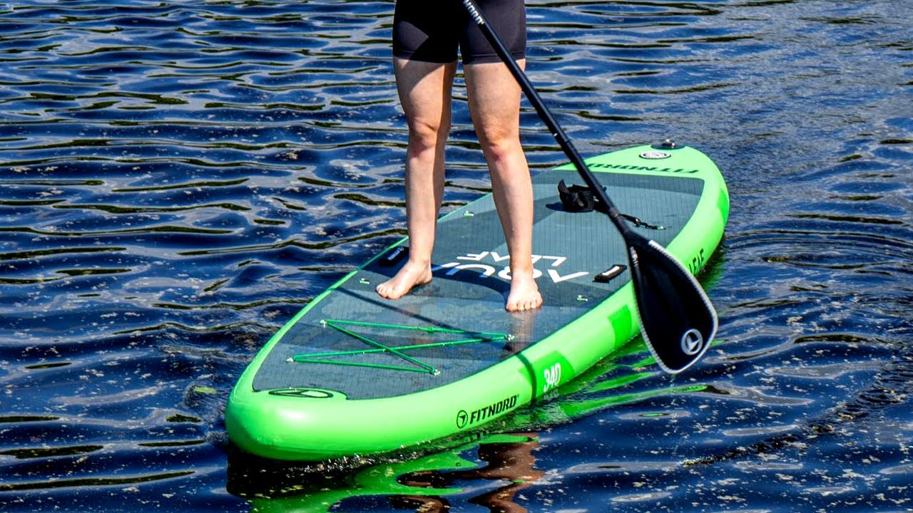 FitNord Aqua Leaf 340 SUP-lautasetti esittelyssä | SUP-LAUDAT