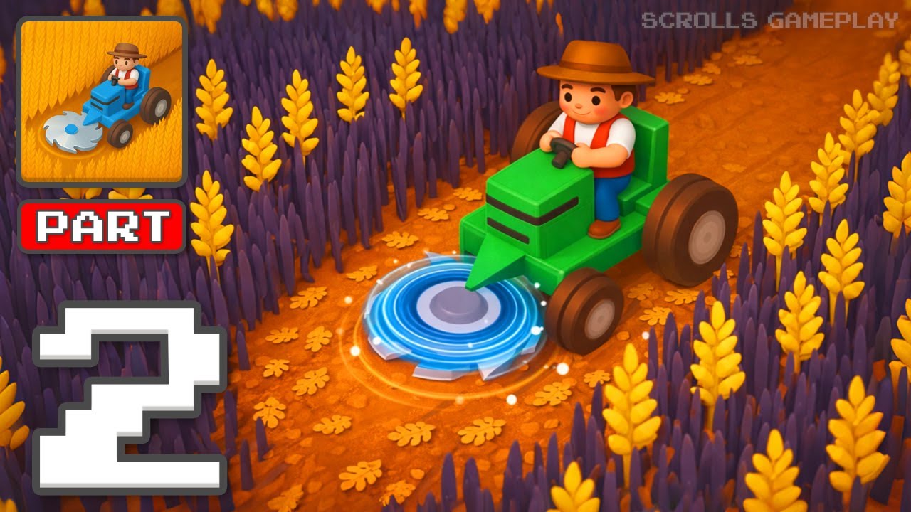 Farm Crusher: Idle Game - Gameplay Walkthrough Part 2 - Fields Shatter Idle Profits (iOS, Android)