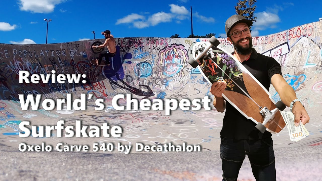 Обзор Oxelo 540 Carve: бюджетный серфскейт от Decathlon