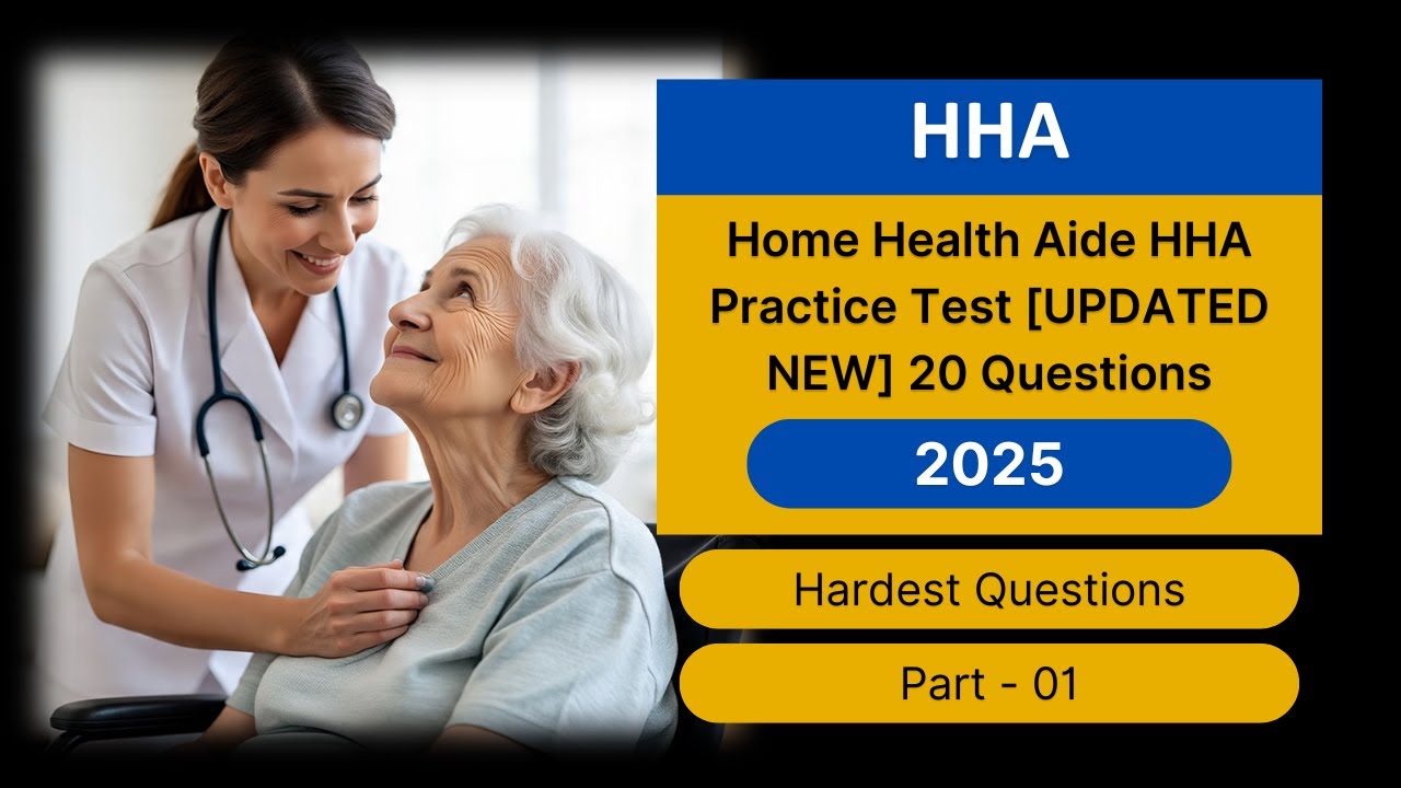 Практический тест HHA для помощников по домашнему хозяйству 2025 [ОБНОВЛЕНО] 20 самых сложных воп...