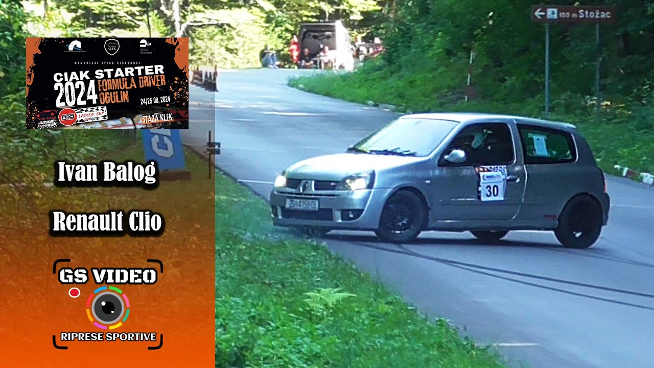 CIAK STARTER Formula Driver Ogulin 2024 | Ivan Balog | Renault Clio