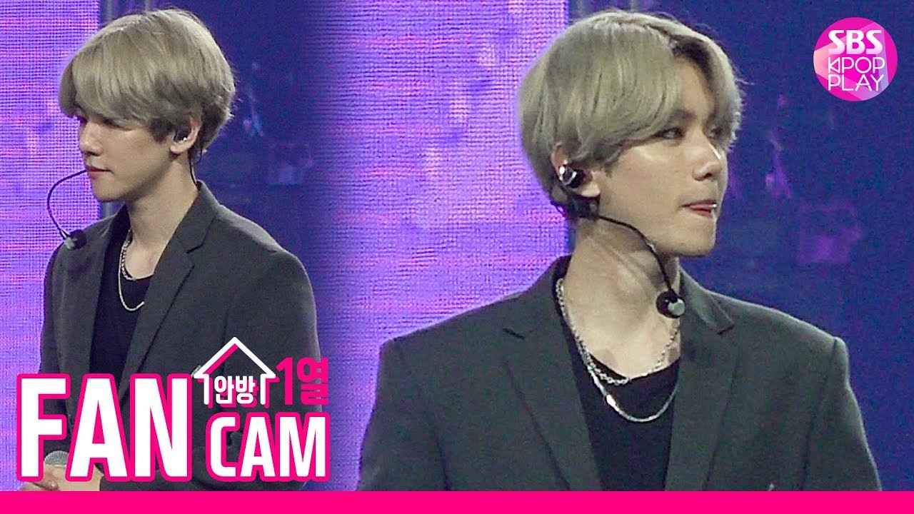 [슈퍼콘서트 in HK 직캠] 엑소 백현 '여기 있을게' (EXO BAEKHYUN 'Smile On My Face' FanCam)│@SBS SUPER CONCERT IN HK