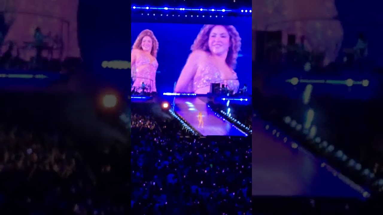 Video #1. Shakira en Charlotte, NC. Primer concierto de la gira por Estados Unidos y Canada.