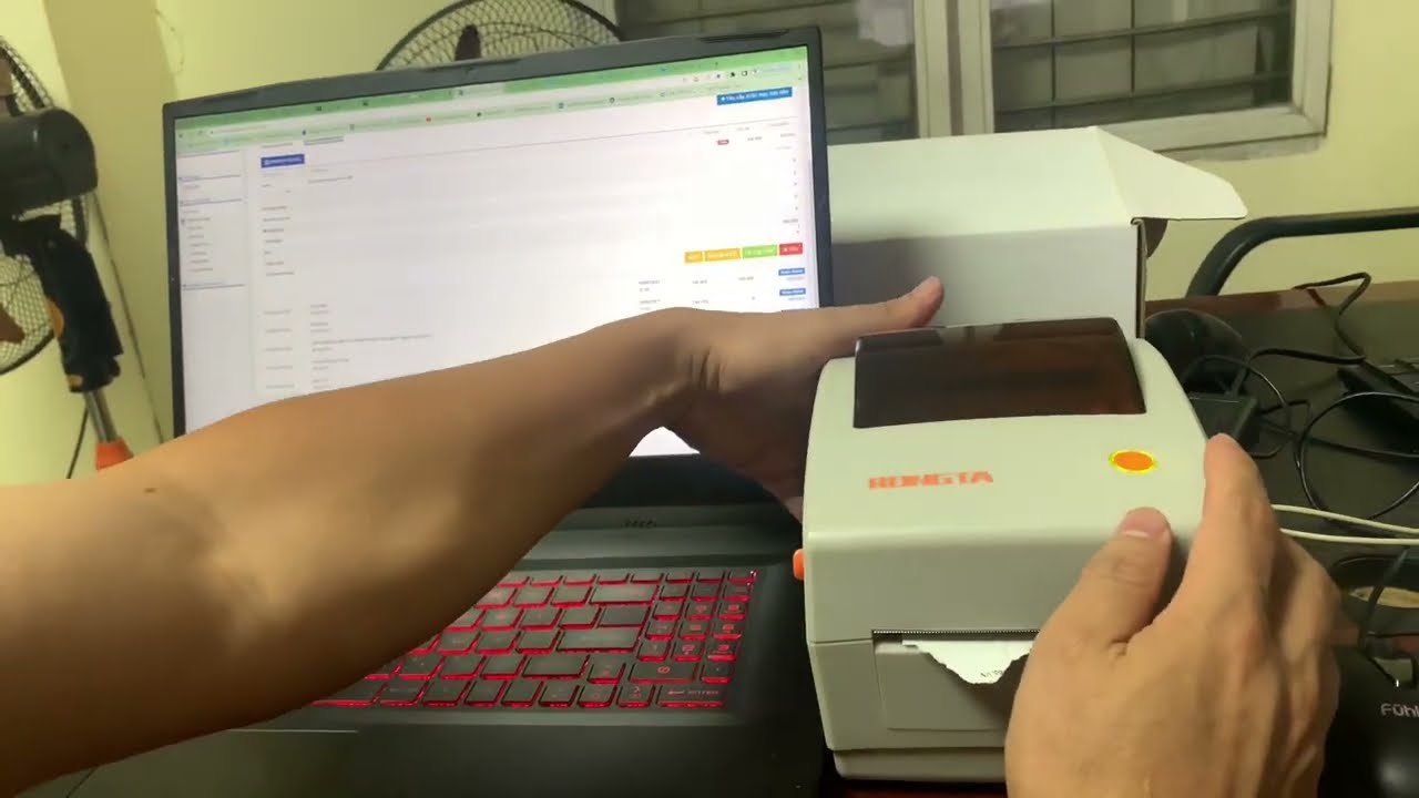 Máy 2 chức năng vừa in mã vạch vừa in hoá đơn Rongta RP310 chính hãng giá rẻ in siêu nét máy cực bền