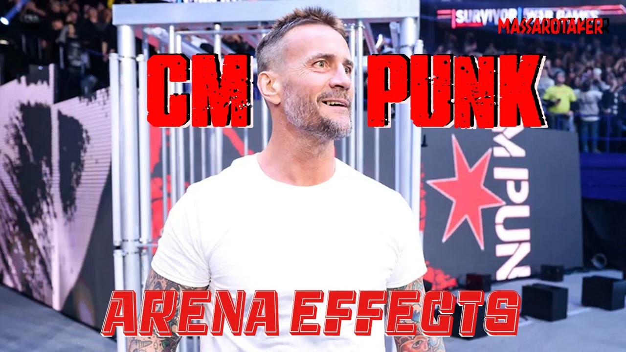 CM PUNK WWE Theme Song EPIC Arena Effects 2024