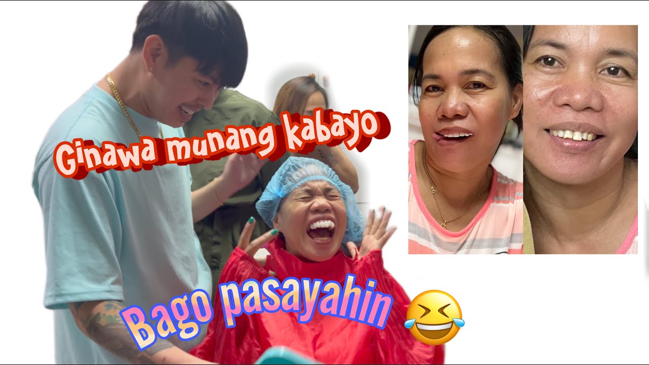 Pina Veneer ko ang ipin ni yaya jina pero paiyakin muna natin hahaha